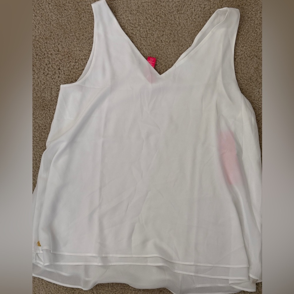 Lilly Pulitzer White Camisole Top